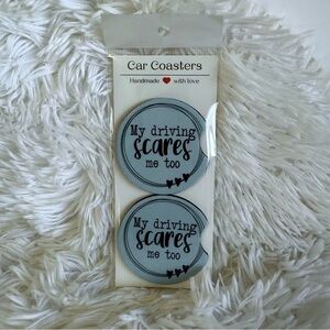 🫟 2/$15 Humorous Car Coasters